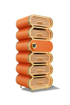 Raching Amber A6 Gold in Ember Orange