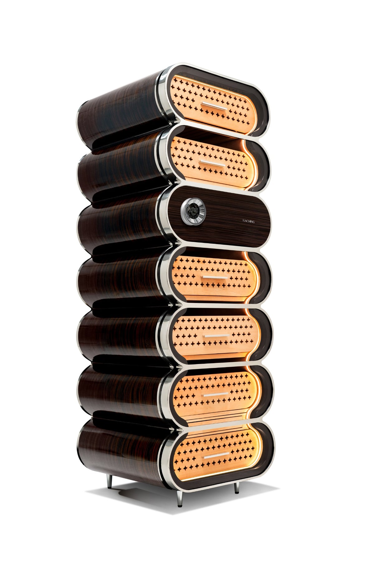 Raching Amber A7 chromed ebony black