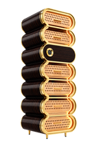 Raching Amber A7 gold ebony black color visualization