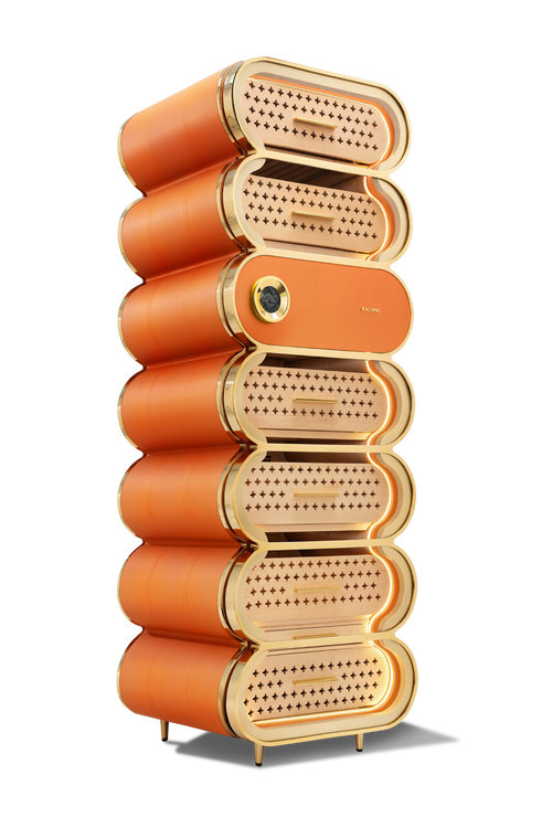 Raching Amber A7 gold ember orange