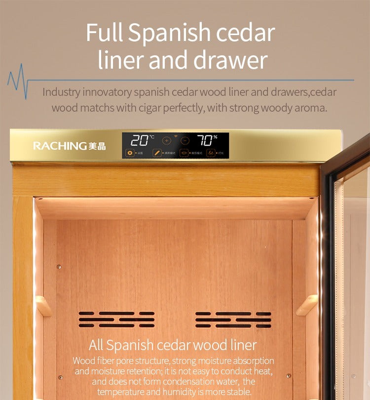 Raching MON1800A spanish cedar interior