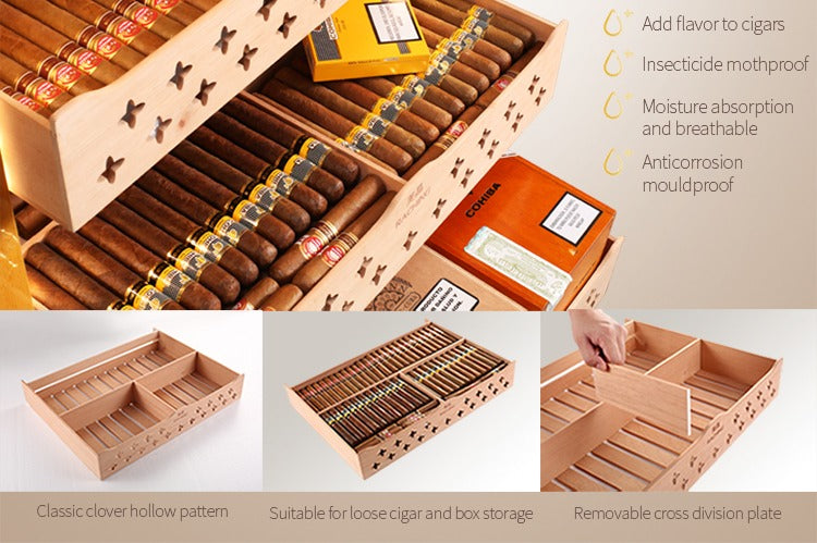 Raching MON2800A spanish cedar drawer detail