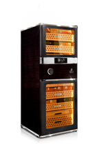 Raching RR880 cigar humidor cabinet in Caribbean Black