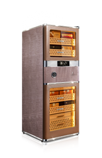 Raching RR880 cigar humidor cabinet in Havana Tan