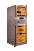 Raching RR980 cigar humidor cabinet in Havana Tan