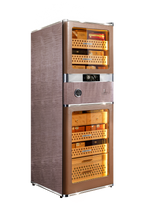 Raching RR980 cigar humidor cabinet in Havana Tan